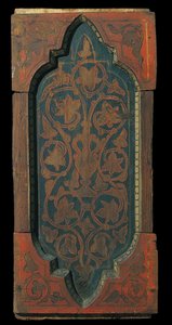 Coffered Ceiling Panel with Plant Motifs by Unbekannt Unbekannt